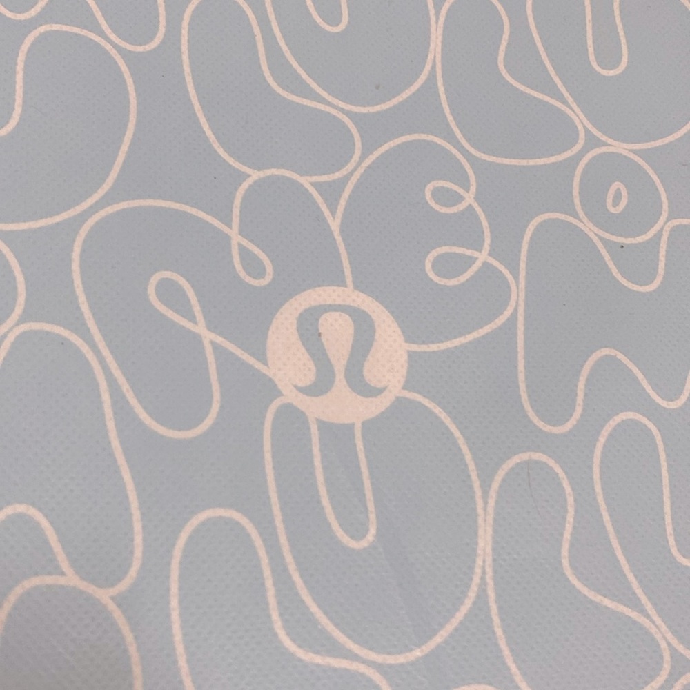 โค๏ธ Lululemon Limited Edition Brand New Light Blue Logo Tote Bags - Picture 3 of 6
